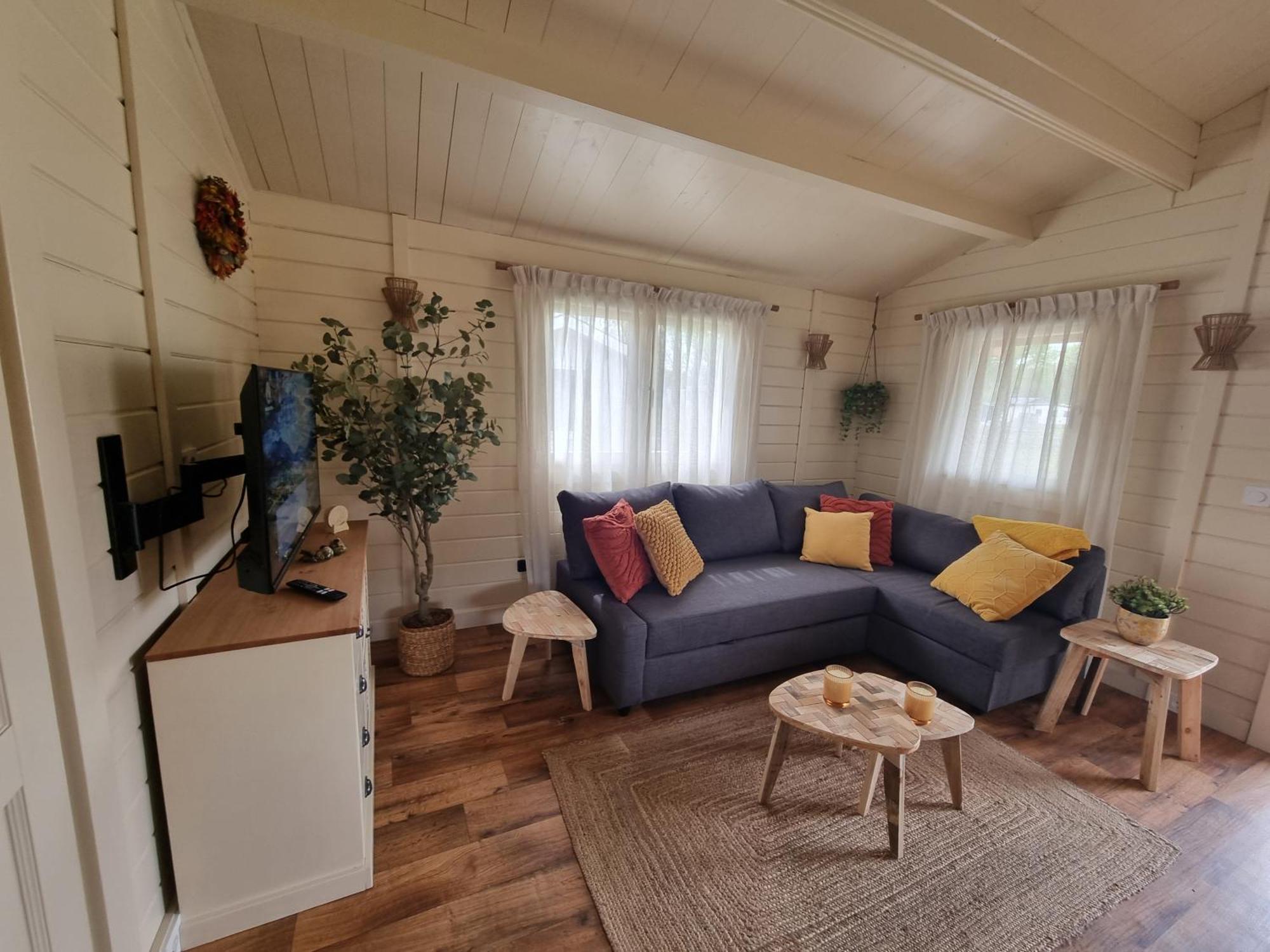Nieuw - Luxe Blokhut Chalet In Bosrijke Omgeving Anloo ภายนอก รูปภาพ